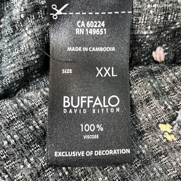 Buffalo Womens Top 2X Floral Cottagecore Gardencore Fairy Relaxed Flowy Garden - Picture 9 of 11